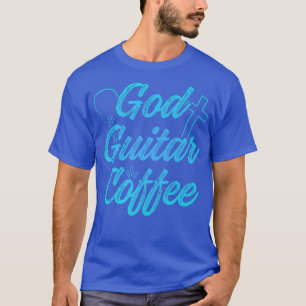 Christlicher Guitarist Gottesdienst der Kaffeekirc T-Shirt
