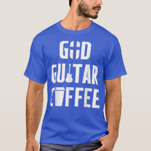 Christlicher Guitarist Gottesdienst der Kaffeekirc T-Shirt