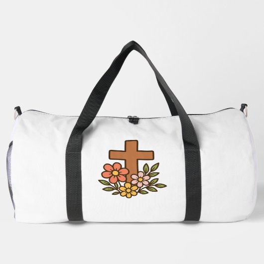 Christlicher Gym Bag Sweat Pray Slay Duffle Bag (Rückseite)