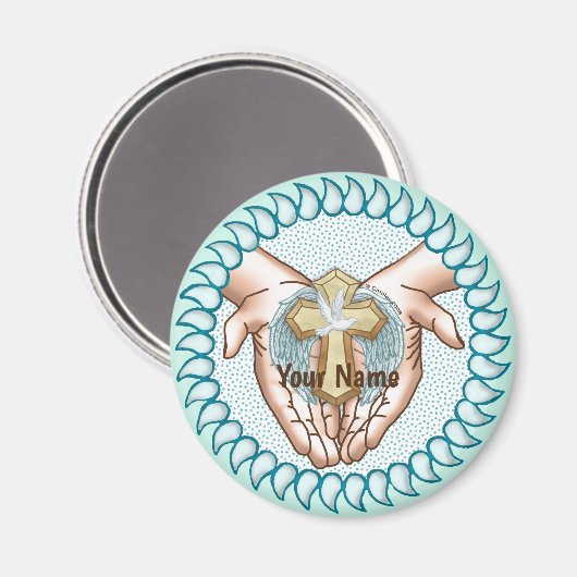 Christlicher Heiliger Geist Magnet (Vorderseite/Rückseite)