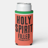 Christlicher "HOLY SPIRIT Filed" Wassermelone Somm Selters Dosenkühler (Seltzer Vorderseite)