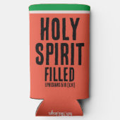 Christlicher "HOLY SPIRIT Filed" Wassermelone Somm Selters Dosenkühler (Rückseite)