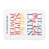 Christlicher Homeschool Latein Lehrer Magnet (Horizontal)