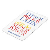 Christlicher Homeschool Latein Lehrer Magnet (Linke Seite)