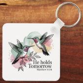 Christlicher Hummingbird Bibel Verse Schlüsselanhä Schlüsselanhänger (Rückseite)