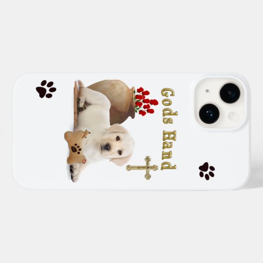 Christlicher Hund Case-Mate iPhone Hülle (Rückseite (Horizontal))