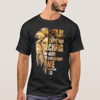 Christlicher Ich Kann Alle Dinge Durch Christus Lö T-Shirt