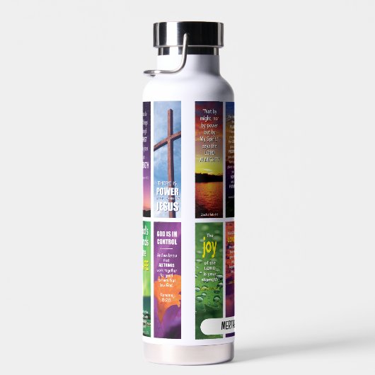 Christlicher Individuelle Name BIBLE MEDITATION Trinkflasche (Rechts)