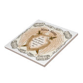 Christlicher individuelle Name "Kein Waffen" Fliese (Seite)