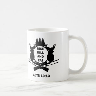 Christlicher Jäger Jagd Apostelgeschichte 10:13 Au Kaffeetasse