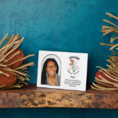 Christlicher JANUAR Geburtsmonat Blume NAME FOTO Fotoplatte (Seite)