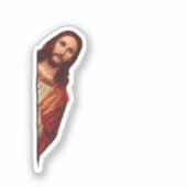 Christlicher Jesus beobachtet dich, Jesus, ich hab Aufkleber (Vorderseite)
