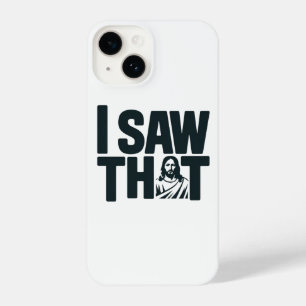 Christlicher Jesus beobachtet dich, Jesus, ich hab iPhone 14 Hülle