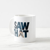 Christlicher Jesus beobachtet dich, Jesus, ich hab Kaffeetasse (Vorderseite Links)