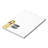 Christlicher Jesus beobachtet dich, Jesus, ich hab Notizblock (Rotiert)