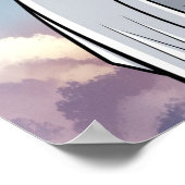 Christlicher Jesus beobachtet dich, Jesus, ich hab Poster (Ecke)