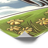 Christlicher Jesus beobachtet dich, Jesus, ich hab Poster (Ecke)