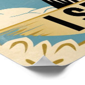 Christlicher Jesus beobachtet dich, Jesus, ich hab Poster (Ecke)