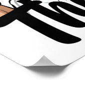 Christlicher Jesus beobachtet dich, Jesus, ich hab Poster (Ecke)