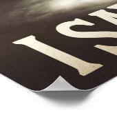 Christlicher Jesus beobachtet dich, Jesus, ich hab Poster (Ecke)