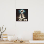 Christlicher Jesus beobachtet dich, Jesus, ich hab Poster (Küche)