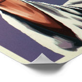 Christlicher Jesus beobachtet dich, Jesus, ich hab Poster (Ecke)