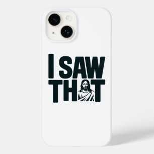 Christlicher Jesus beobachtet dich, Jesus ich sah Case-Mate iPhone 14 Hülle