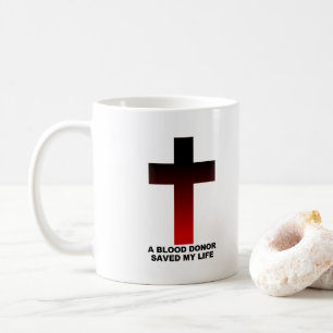 Christlicher Jesus-Blutspender rettete mein Leben Kaffeetasse