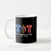Christlicher Jesus Glaube Freiheit 250 Jahre Ameri Kaffeetasse (Links)
