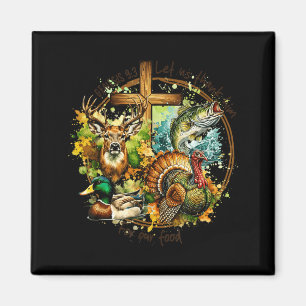 Christlicher Jesus Gott Religiös Lasst uns für das Magnet