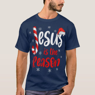 Christlicher Jesus ist der Grund, dass Candy Cane T-Shirt