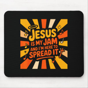 Christlicher Jesus ist mein Ding und ich bin hier, Mousepad