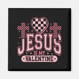 Christlicher Jesus ist mein Valentinstag religiös  Magnet