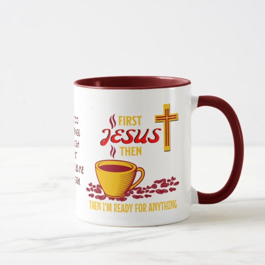 Christlicher Jesus-Kaffee Lover Tasse (Rechts)