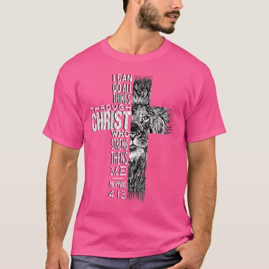 Christlicher Jesus Löwe Judah Juda T-Shirt (Vorderseite)