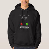 Christlicher Jesus ruft und ich muss religiös gehe Hoodie (Vorderseite)