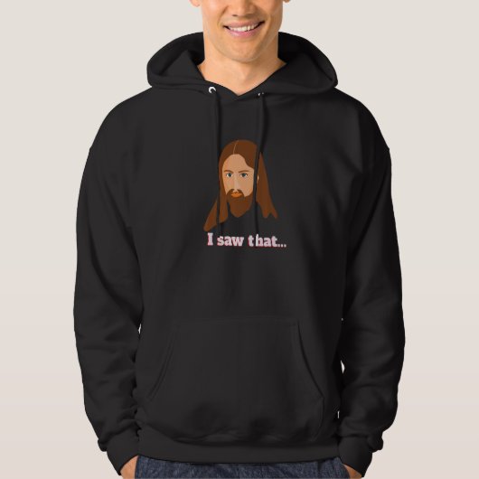 Christlicher Jesus sah, dass Hoodie (Vorderseite)