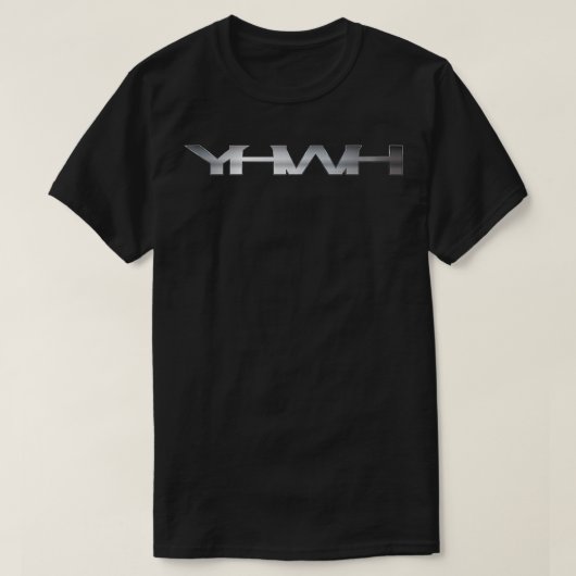 Christlicher Jesus Yahweh entwirft Christliche heb T-Shirt (Design vorne)