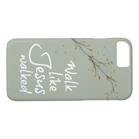 Christlicher Jesus-Zitat Case-Mate iPhone Hülle (Rückseite (Horizontal))