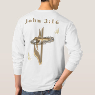 Christlicher Joihn 3:16 Bibelvers T-Shirt