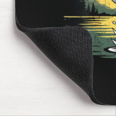 Christlicher Junge fischt Jesus sagte geh fischen  Mousepad (Ecke)