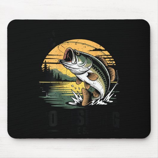 Christlicher Junge fischt Jesus sagte geh fischen  Mousepad (Vorne)
