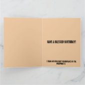 CHRISTLICHER KAFFEE GEBURTSTAG PHILIPPIANER 1:3 KARTE (Innenseite)