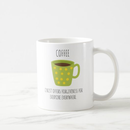 Christlicher Kaffee Kaffeetasse (Rechts)