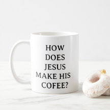 Christlicher Kaffeebecher – Hebräer Witze