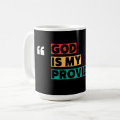 Christlicher Kaffeebecher Kaffeetasse (Vorderseite Links)