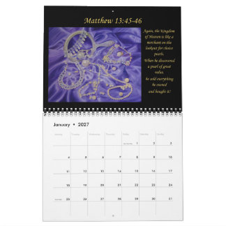 Christlicher Kalender Bibel Kunstwerk