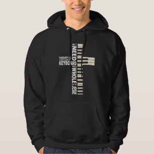 Christlicher Keyboard-Musiker Jesus Lover Band Hoodie