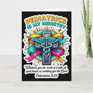 Christlicher Kinderarzt Doktor Pädiatrie Ist Mein Karte