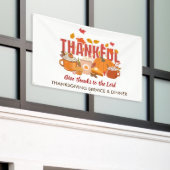 Christlicher KIRCHENSERVICE UND Erntedank Banner (Äußeres Gebäude)